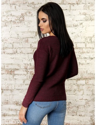 Джемпер70309(цвет-Бордовый)
