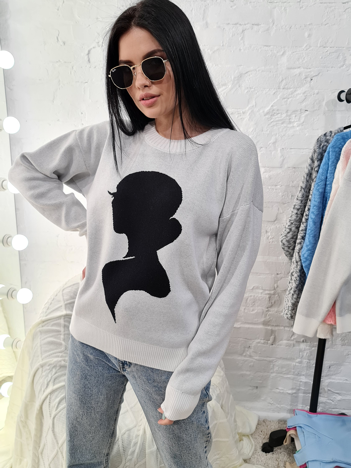 Джемпер 12585-1колір Білий