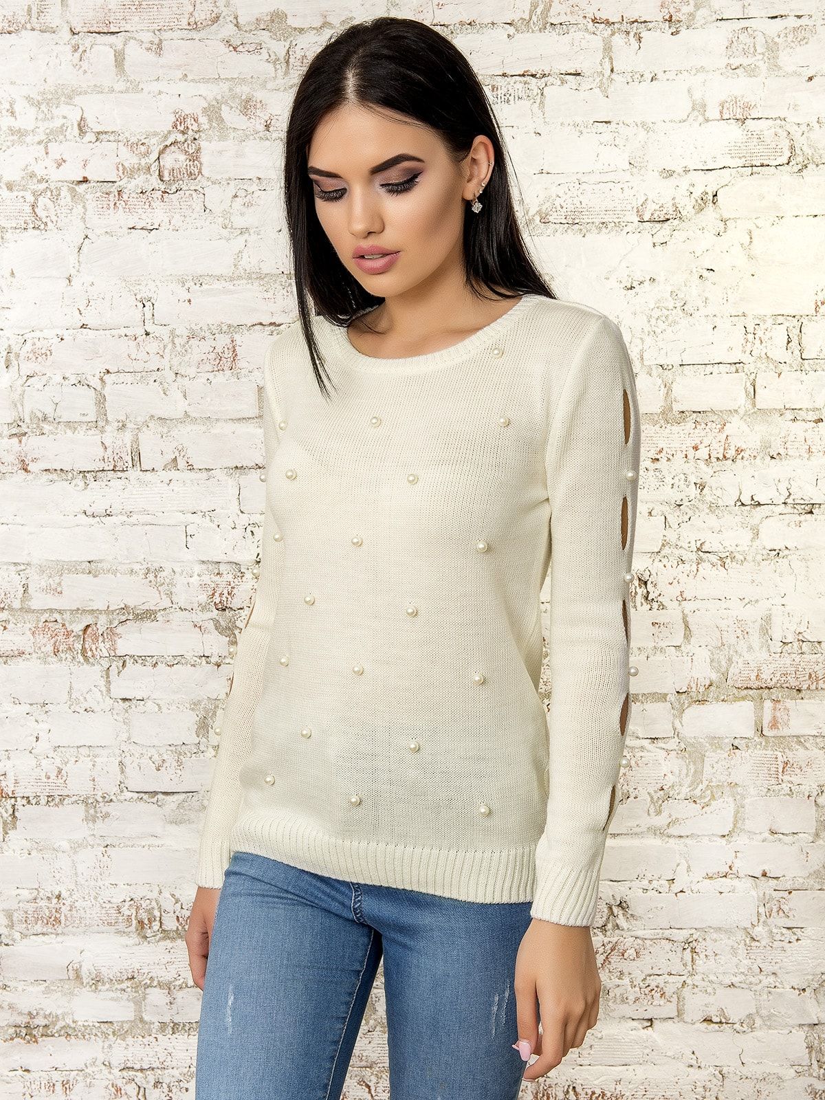 Джемпер70298(цвет Молоко)