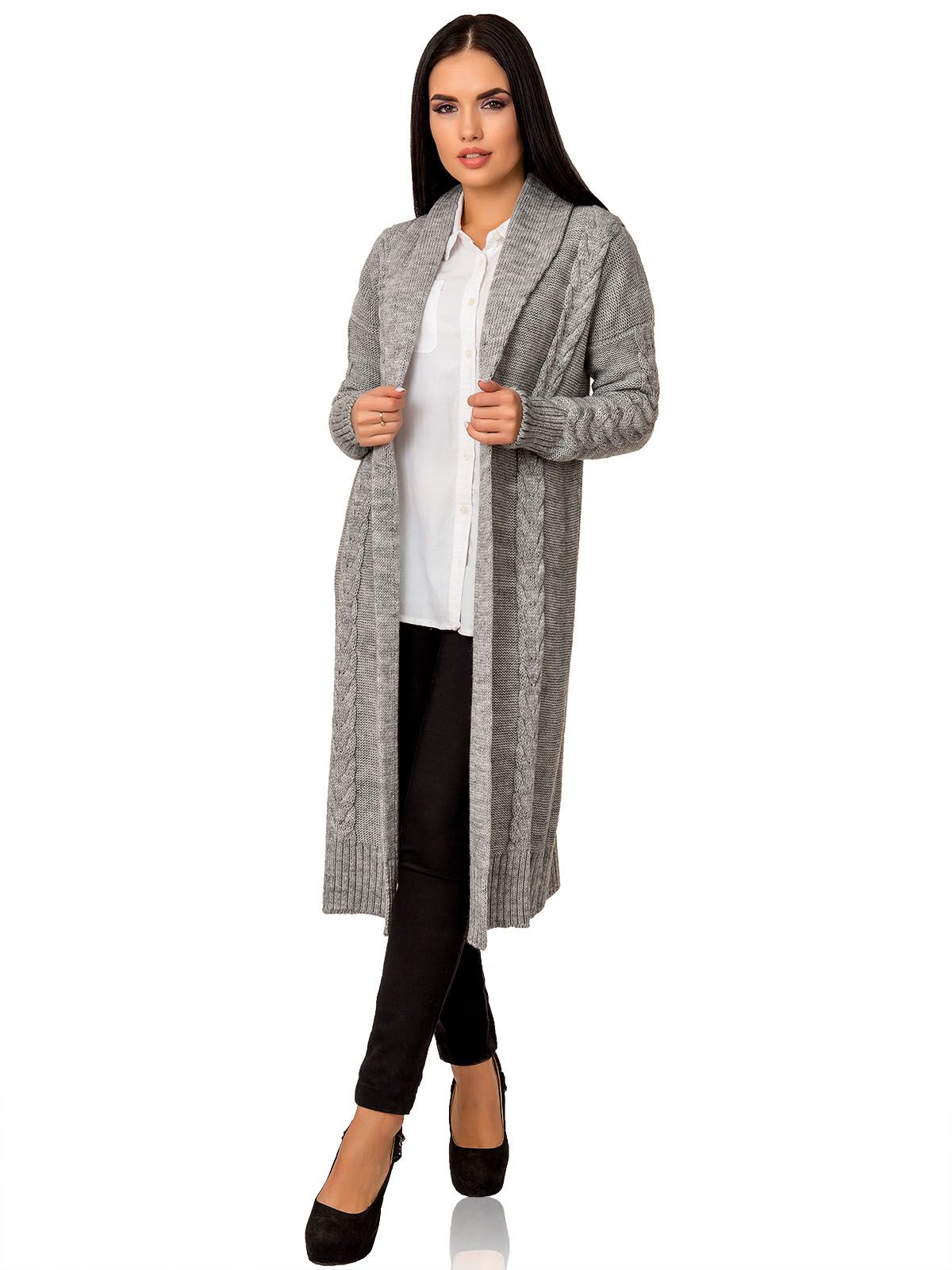 Кардиган50318(цвет Серый)