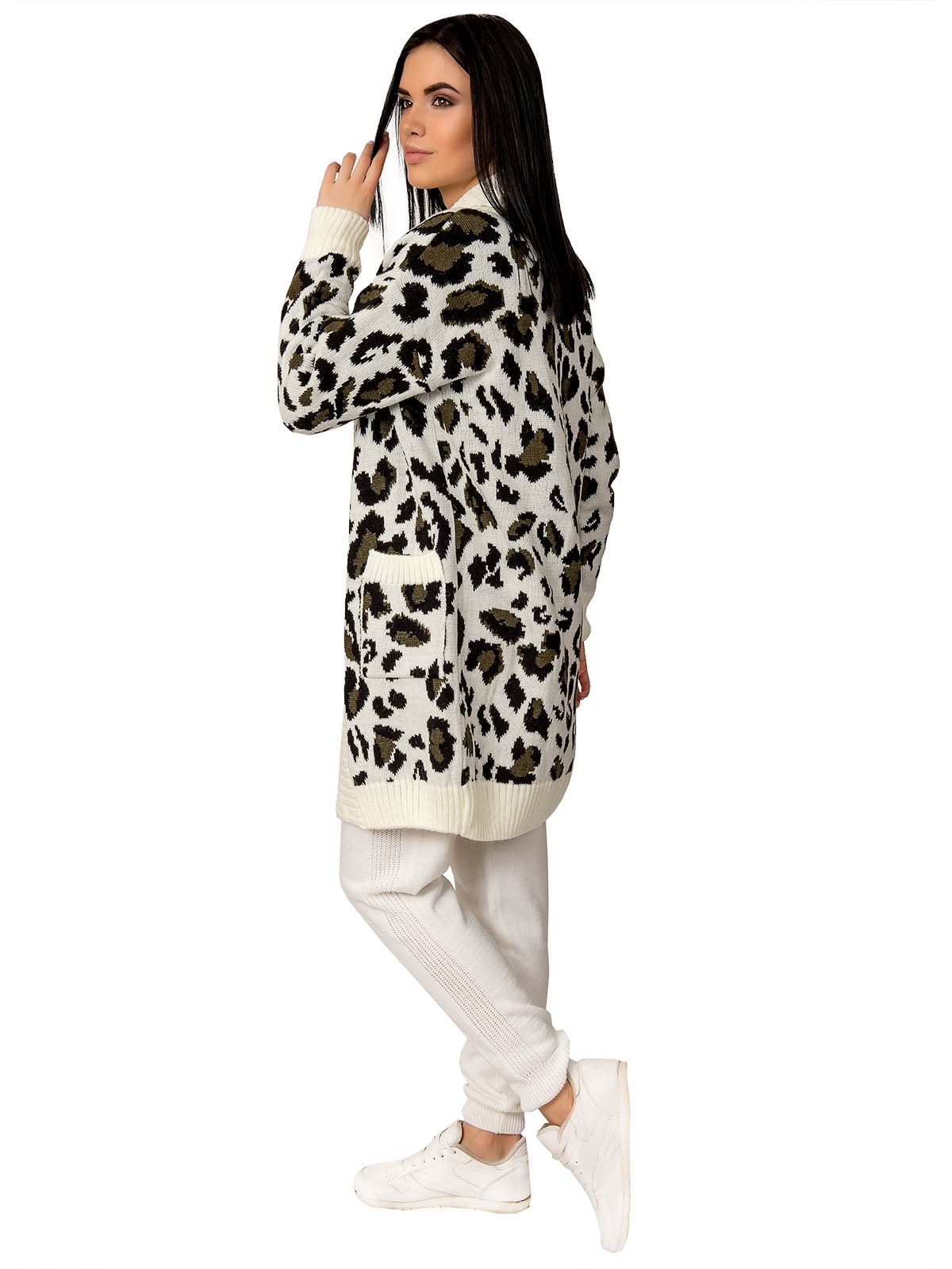 Кардиган70435(цвет Молочный-Хаки)