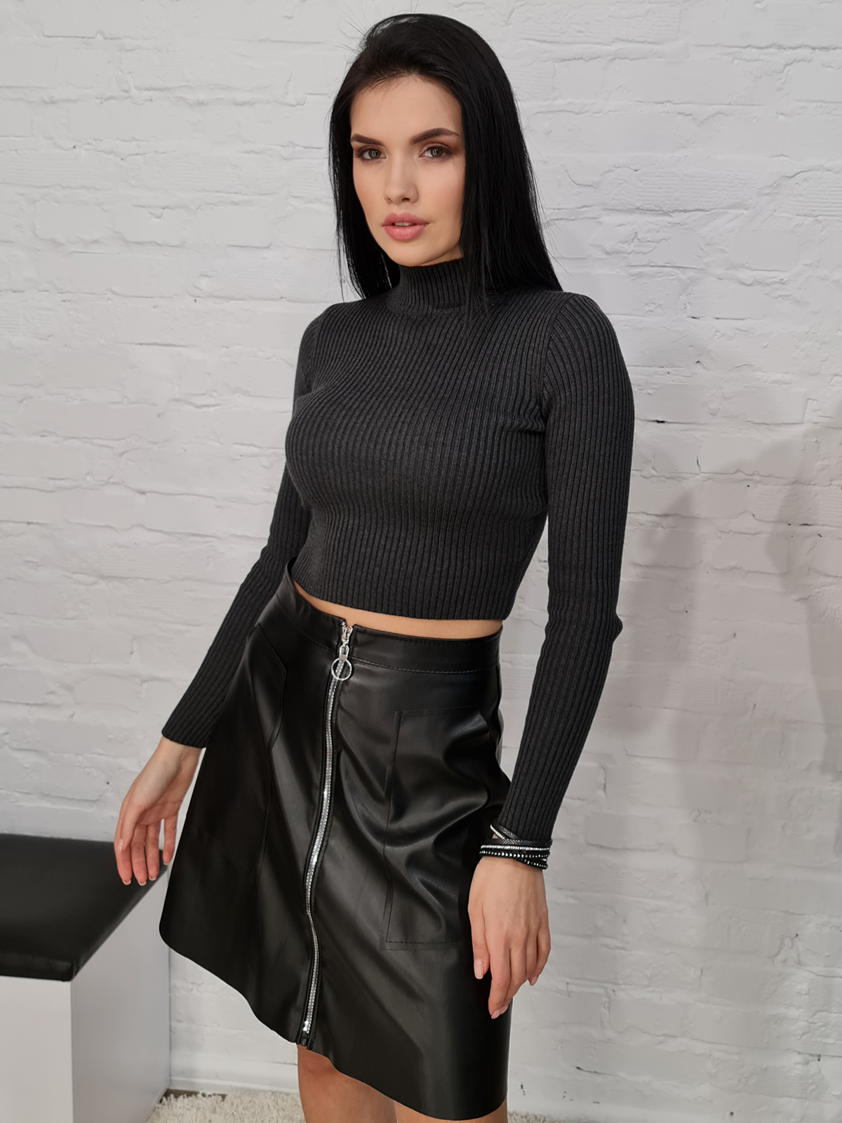 Топ 12568 цвет Графитовый