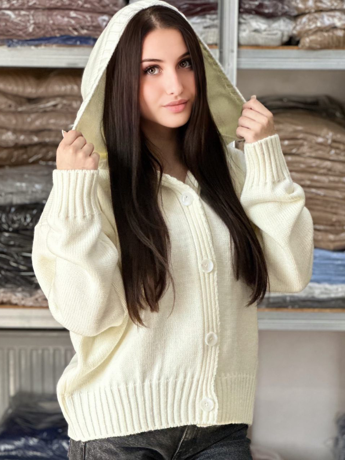 КОФТА 5050 МОЛОЧНИЙ