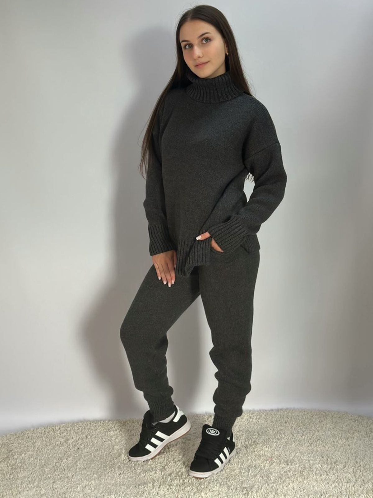 Костюм 70427 колір графітовий