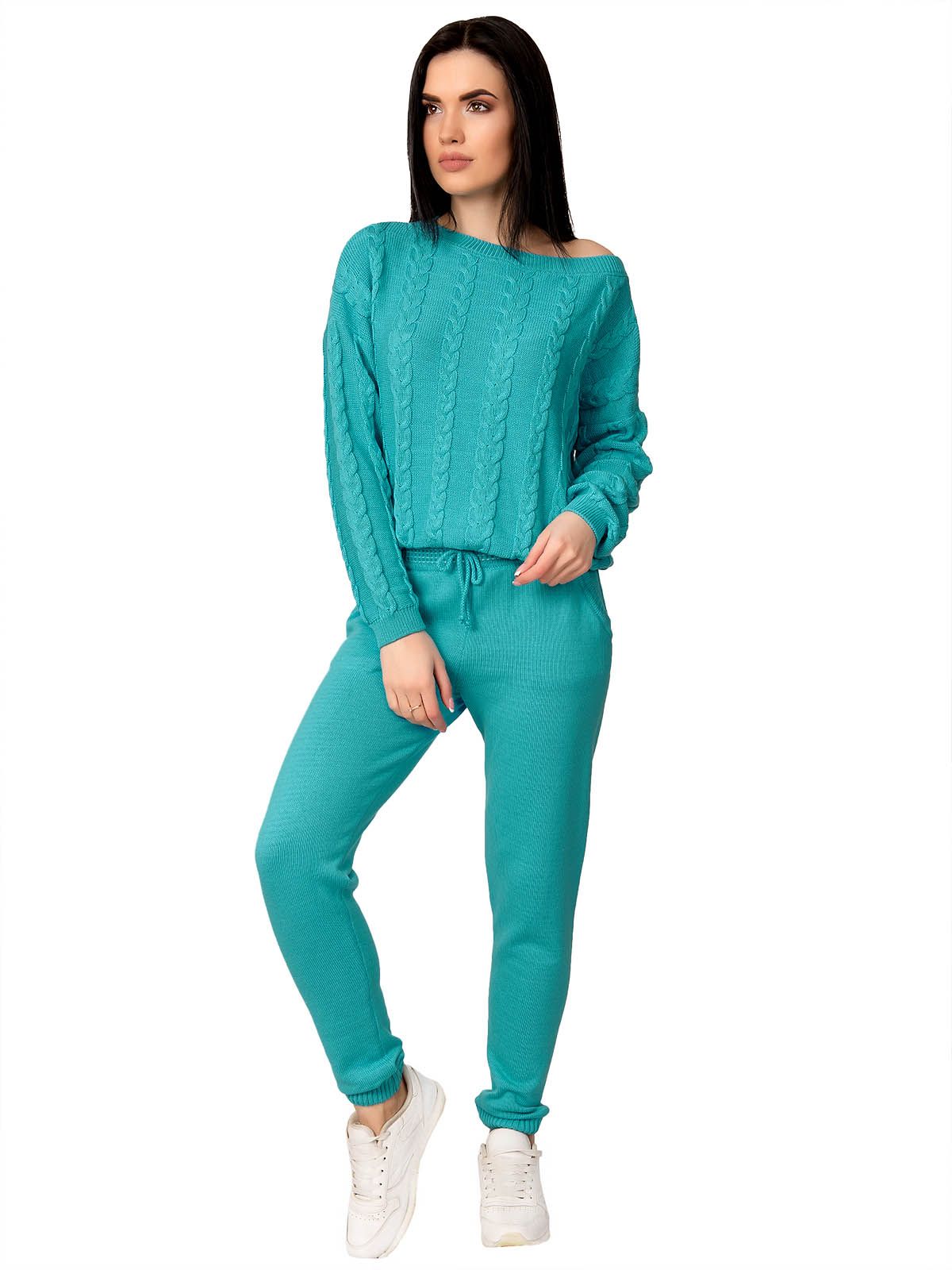 Костюм70447(цвет Бирюзовый)состав:Хлопок