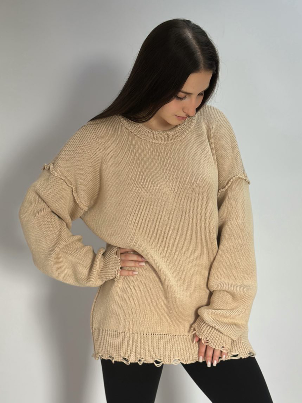 свитер 123 бежевый