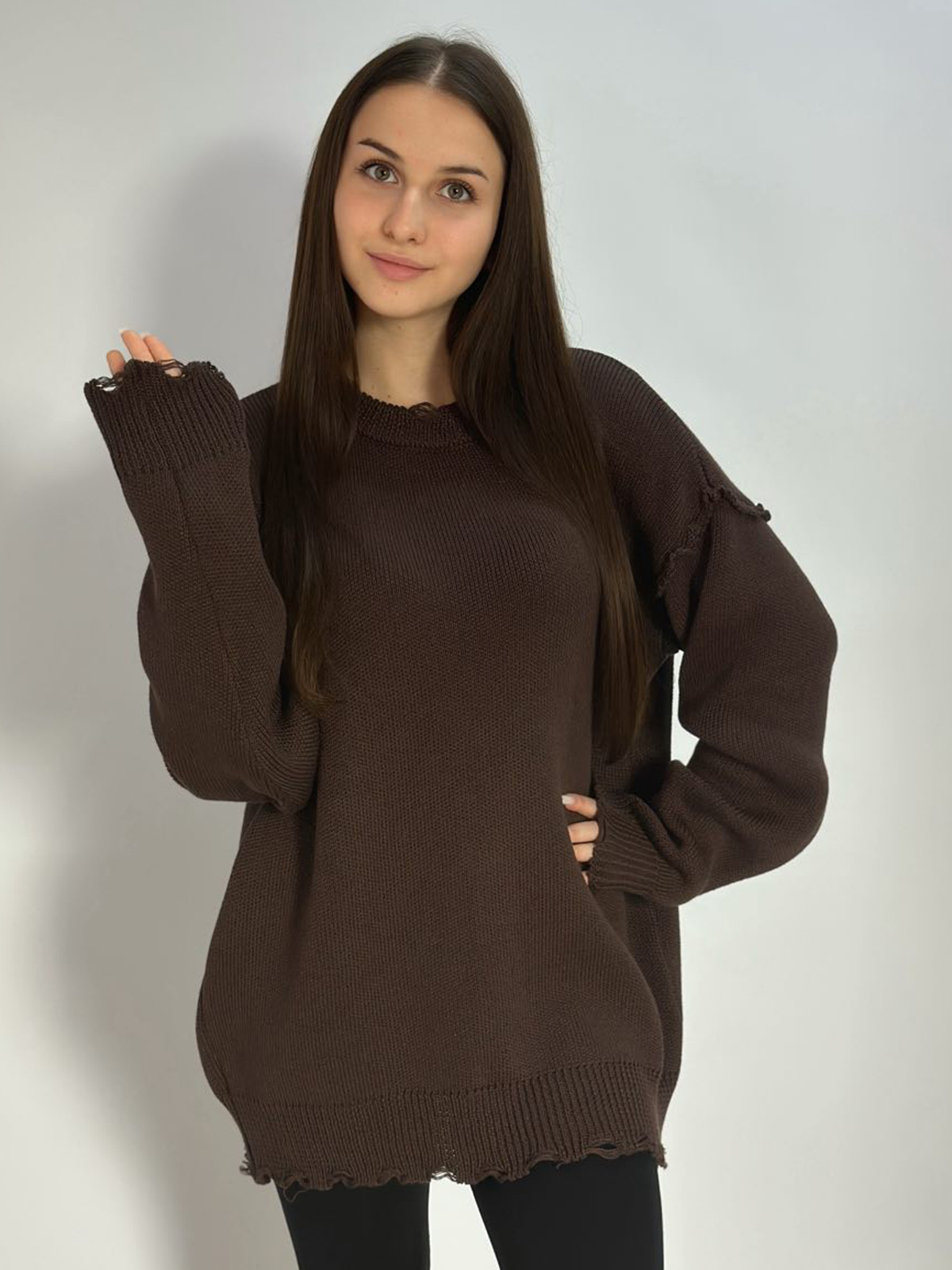 свитер 123 шоколадный